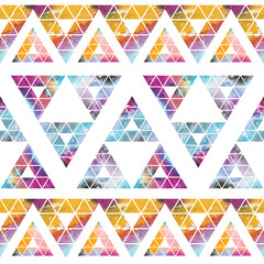 Tribal galaxy seamless pattern.