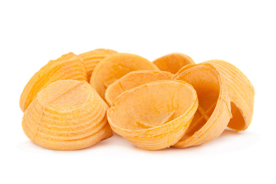 Wheat tartlet on white