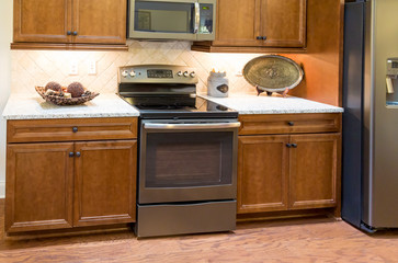 Stainless Steel Range in New Kitchen