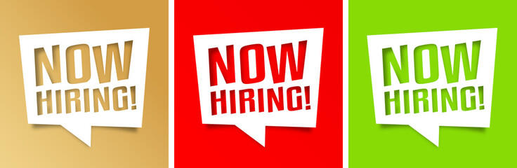Now hiring