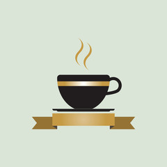 vintage coffee cafe logo.