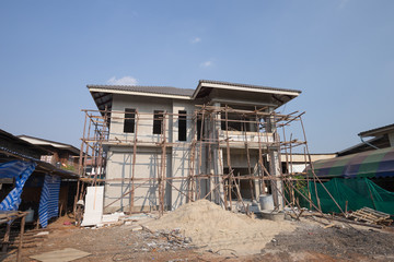 Construction Site of new house