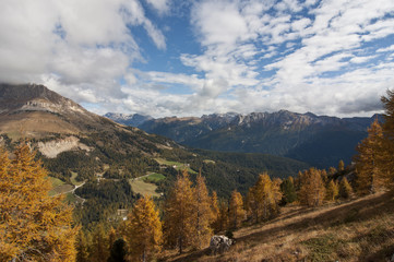 Fototapeta premium Dolomites, Italy. / The Dolomites are a mountain range located in northeastern Italy.