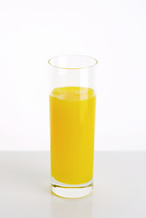 Glass of lemon juice drink