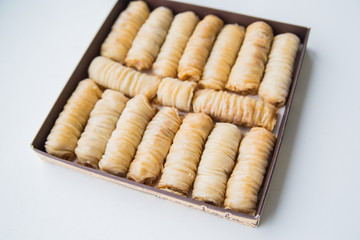 Oriental sweets with honey and nuts