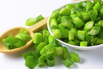 Chopped spring onions