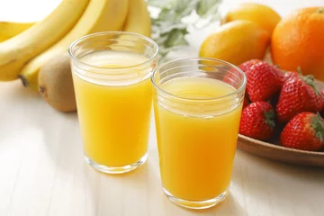 Crédence de cuisine en verre imprimé Jus フルーツジュース　Fruit juice