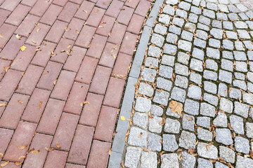 Fototapeta premium Old stone road 