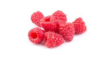 raspberry isolated on white background