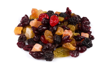 Mix variety of dried fruit