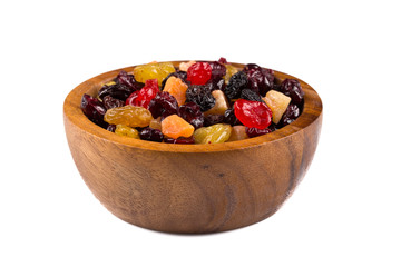 Mix variety of dried fruit