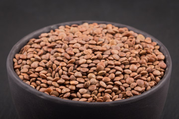 Lentils Isolated on White Background