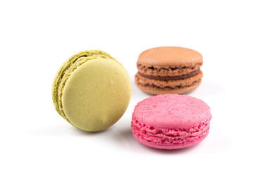 Colorful homemade macaroons