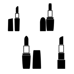 set Black lipstick