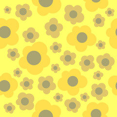 Vector seamless natural pattern