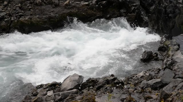 Hvita am Barnafoss, Island