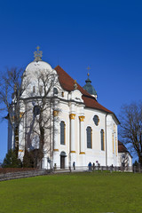 Fototapeta na wymiar Wieskirche in Bayern