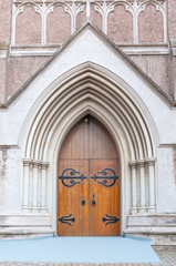 Door of Cathedral Church of St Mary the Virgin