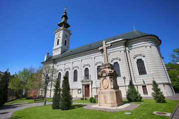 Obraz premium Cathedral Church of the Holy Great-Martyr George in Novi Sad, Se