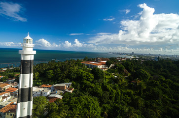 Aerial View of Lighthouse of Olinda, Brazil