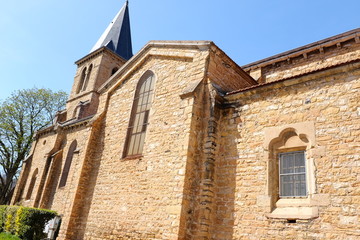 Fototapeta premium église de poleymieux rhône 1