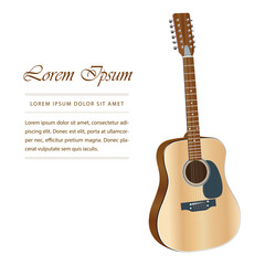 12 String Acoustic Guitar - 107667637