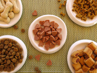 Amor por mi mascota. Snacks sabrosos para perros y cachorros.