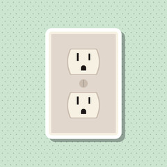 Save Energy icon design, vector illustration