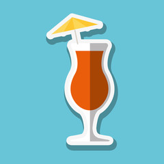cocktail icon design , vector illustration