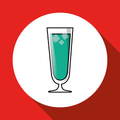 cocktail icon design , vector illustration