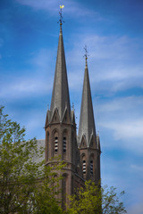 Fototapeta na wymiar De Krijtberg church in Amsterdam, The Netherlands