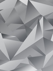 Gray Abstract geometric polygonal gradient background