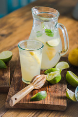 Pressed citrus lemonade for summer days