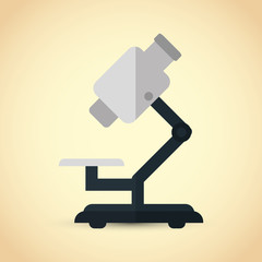 Microscope icon design , vector illustration