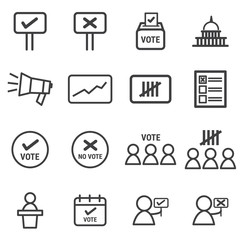 Election Icons set