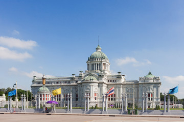 The Ananta Samakhom Throne Hall, royal reception hall within Dusit Palace in Bangkok, Thailand.