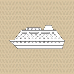 ship and travel icon design, vector illustration