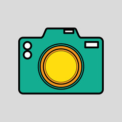 camera icon design , vector illustration