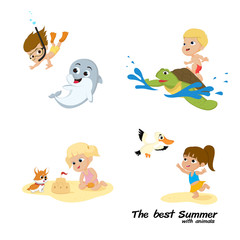 The best summer with animal