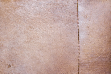 Brown leather