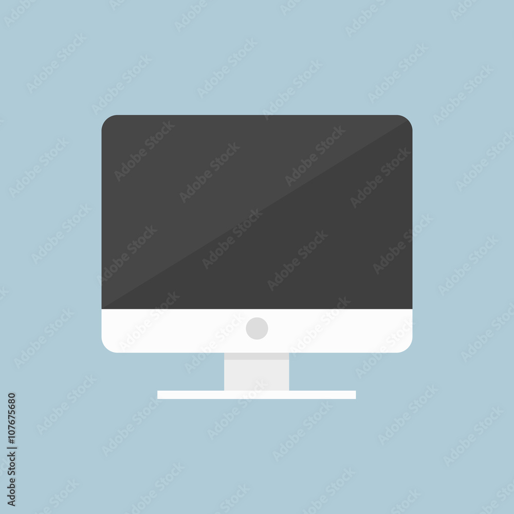 Poster vector computer display icon