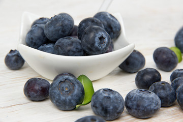Blueberries in a bowl
