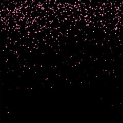 Pink Confetti Isolated