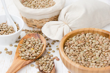 Lentil Seed Heaps