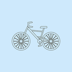 Fototapeta na wymiar Bicycle bike icon