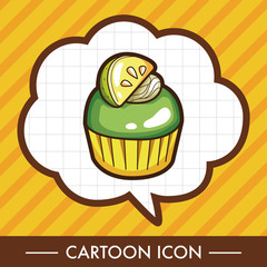 decorating cake theme elements vector,eps10