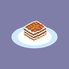 Lasagna Food Icon
