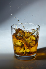 whiskey with ice
