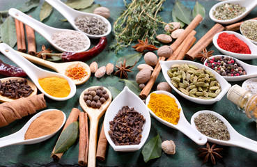 herbs and spices for cooking