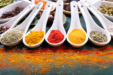 various  spices for cooking